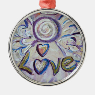 Love Angel Word Love Ornament