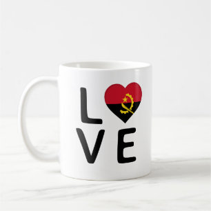Love - Angola Flag Coffee Mug