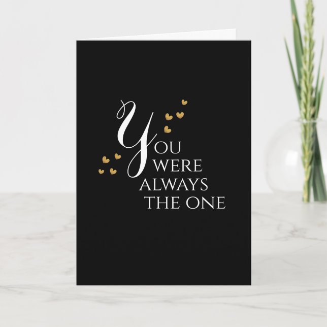 Love Anniversary Valentine Wedding Lover Her Him Card (Front)