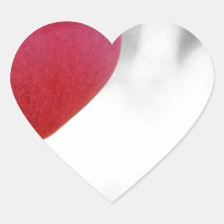 Love Apple Heart Sticker