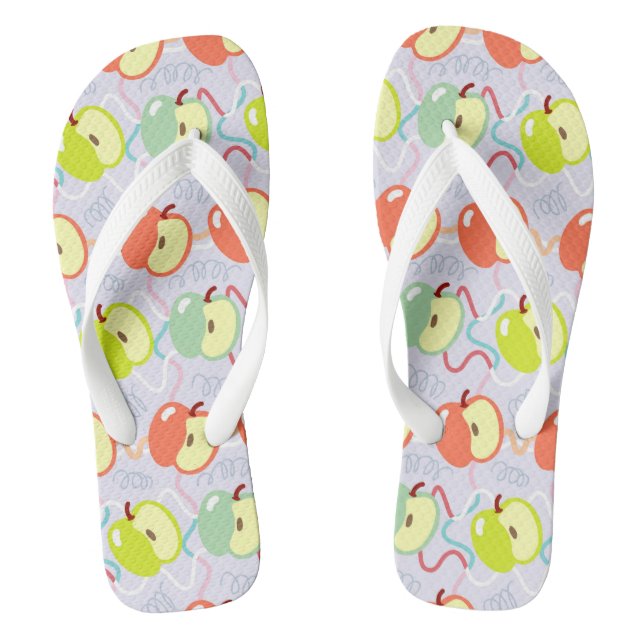 Love Apples Blue. Tongs (Semelle)