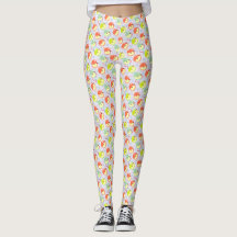 Love Apples Leggings Bleus