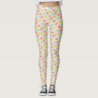 Love Apples Leggings Bleus