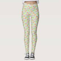 Love Apples Leggings Turquoises