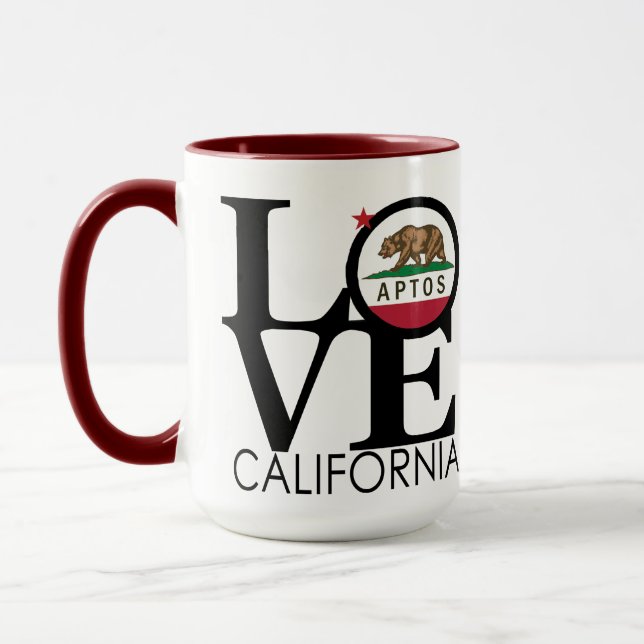 LOVE Aptos CA Mug (Left)