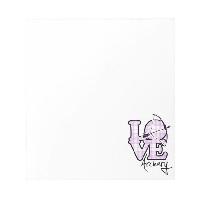 Love Archery Notepad (Front)