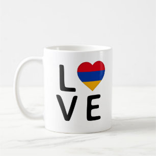 Love - Armenia Flag Coffee Mug