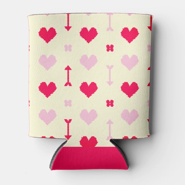 Love Arrows & Blossoms Beverage Cooler (Front)