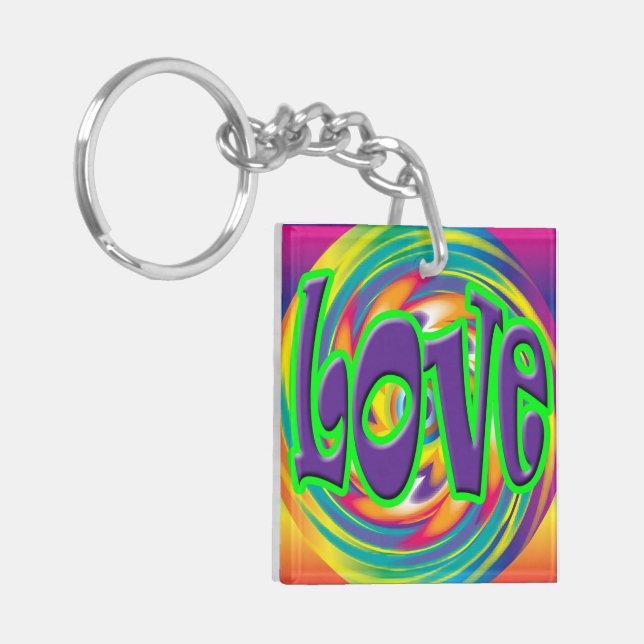 Love & Art Keychain (Front Left)