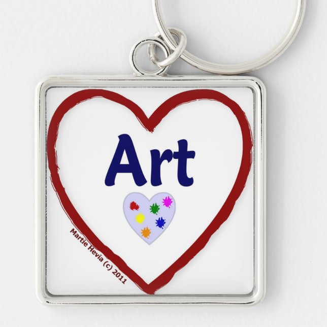 Love: Art - Keychain (Front)