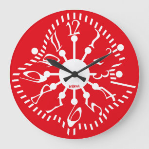 LOVE ART KLOCK DEFORMED DAKILIANO BY MASANSER LARGE CLOCK