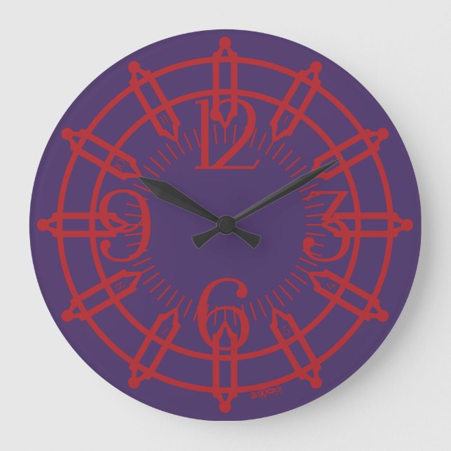 LOVE ART KLOCK FANTASY COLORS BY MASANSER LARGE CLOCK (Front)