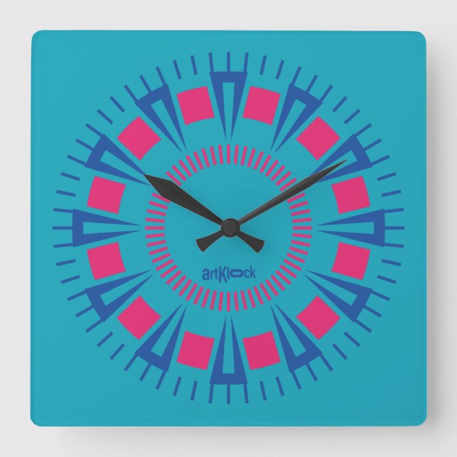 LOVE ART KLOCK MODEL TOPMEX BY MASANSER SQUARE WALL CLOCK (Front)