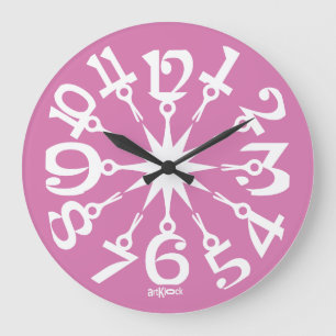 LOVE ART KLOCK PINK PROJECT BY MASANSER LARGE CLOCK