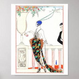 love Art Nouveau Art Vintage Poster