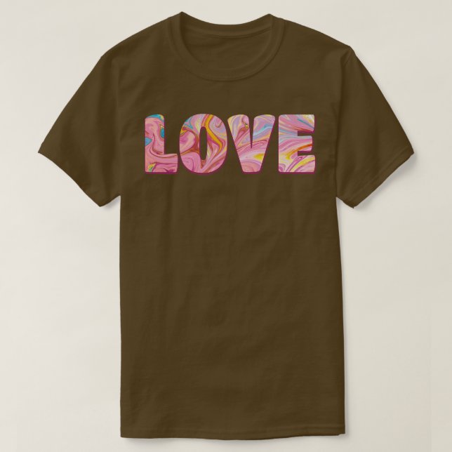 Love artistic Typography T-Shirt (Design Front)