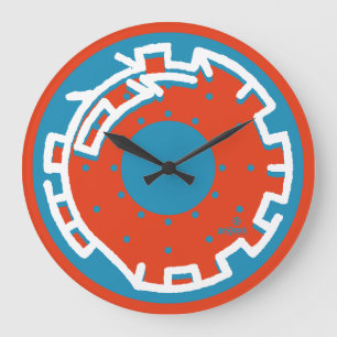 LOVE ARTKLOCK USA/EEUU HAND STYLE BY MASANSER LARGE CLOCK