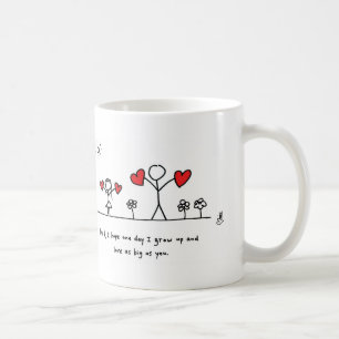 Love as Big as Dad - by Hearts and All Coffee Mug