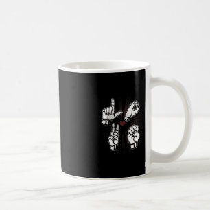 Love ASL Sign language Valentines Day Gift For Dea Coffee Mug