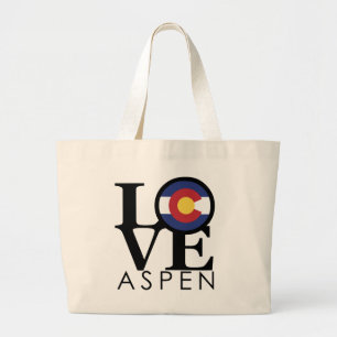 LOVE Aspen Large Tote Bag