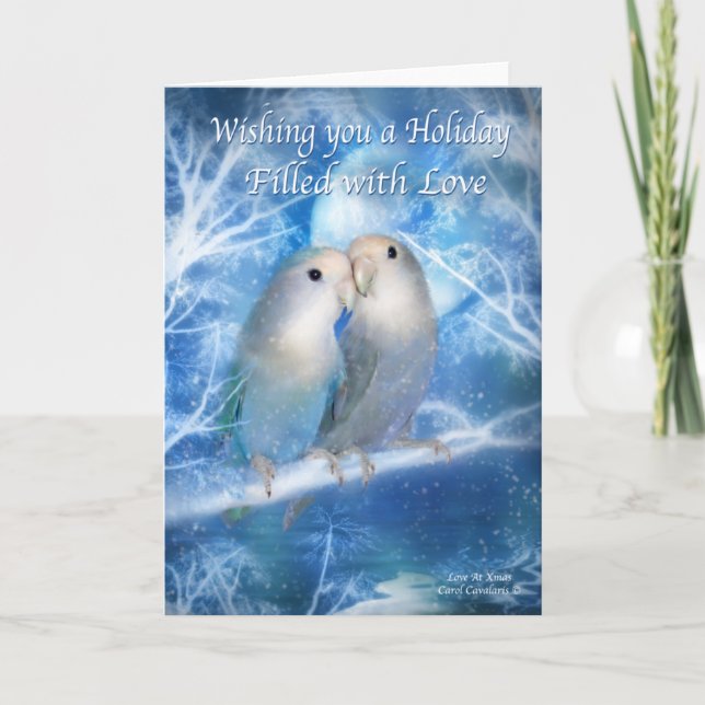 Love At Christmas ArtCard Holiday Card (Front)