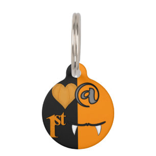 Love At First Bite Halloween Pet Tag