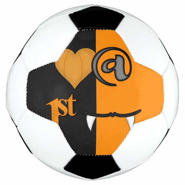 Love At First Bite Halloween Soccer Ball (Front)