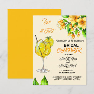 Love at First Bridal Shower Invitation