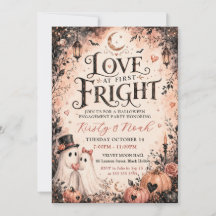 Love At First Fright Halloween Engagement Party