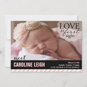 Love at First Sight   Baby Announcement