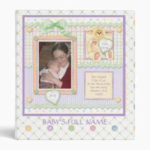 Love at First Sight, Lamb, Girl Scrapbook Binder