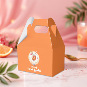 Love at First Spritz Bridal Shower Favor Box
