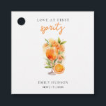 Love at First Spritz Bridal Shower Favour Tags<br><div class="desc">Love at First Spritz Bridal Shower Favour Tags</div>