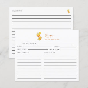 Love at First Spritz Bridal Shower Recipe Orange
