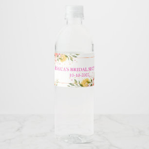 Love at First Spritz Bridal Shower Water  Bottle Label