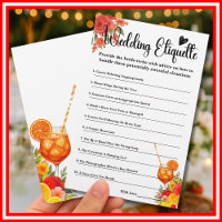 Love at First Spritz Etiquette Enclosure Card