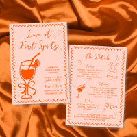 Love At First Spritz Hand Drawn Bachelorette
