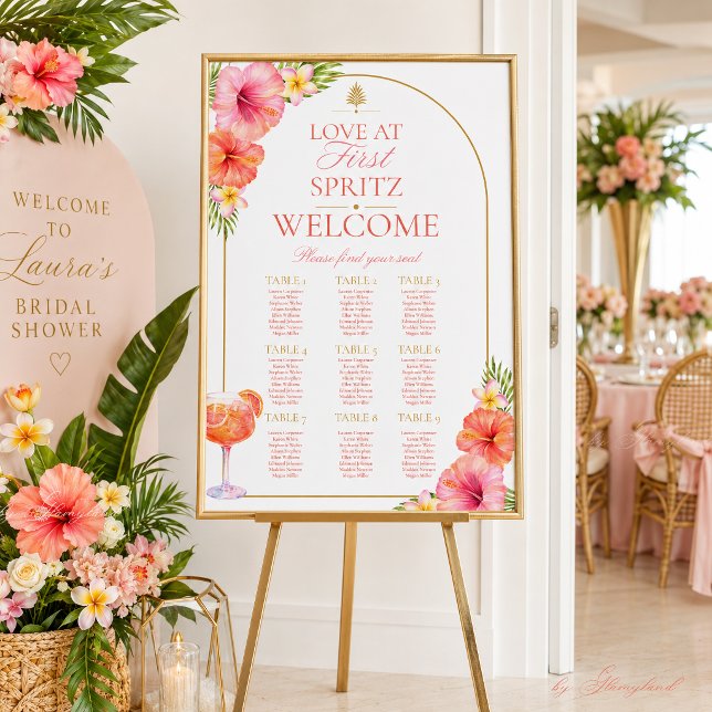 Love at First Spritz Tropical Seating Chart (Creator Uploaded)