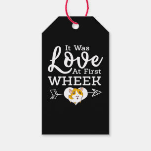 Love At First Wheak Guinea Pig Cavy Roddent Gift Tags