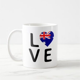 Love - Australia Flag Coffee Mug