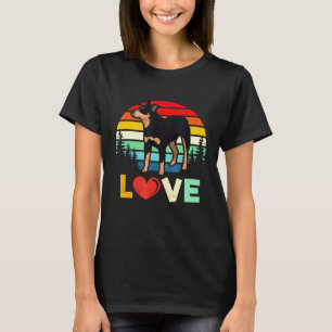 Love Australian Cattle Dog Red Blue Heeler Mom T-Shirt