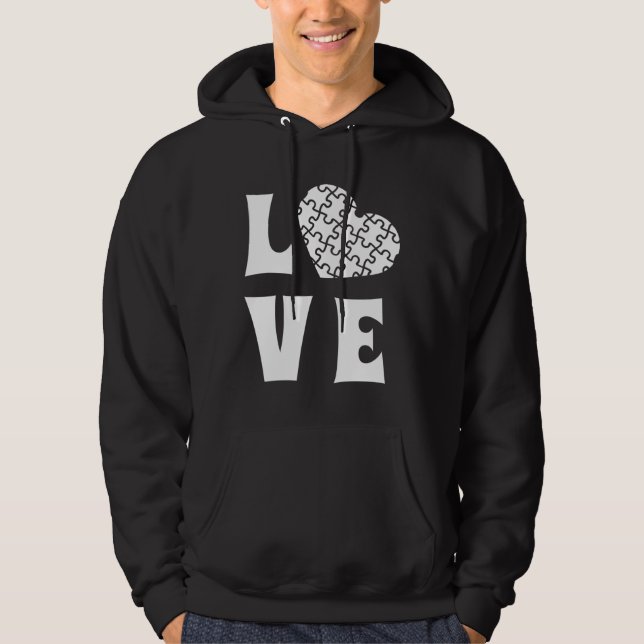 Love Autism Awareness         Hoodie (Front)