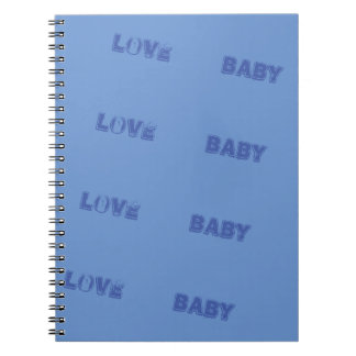 LOVE_BABY_MODERN_MEDIUM BLUE_SO_CUTE_NOTE BOOK