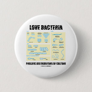 Love Bacteria Prolific Distributors Of Culture 2 Inch Round Button