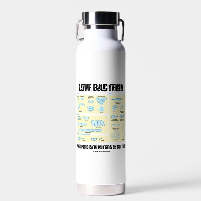 Love Bacteria Prolific Distributors Of Culture Water Bottle (Front)