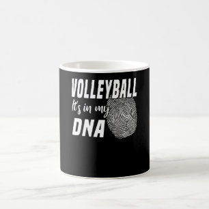 Love Ball Volleyball DNA Volleyball Players Coffee Mug
