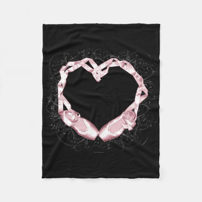 Love Ballet Fleece Blanket (Front)