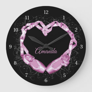 Love Ballet (Personalized) Large Clock