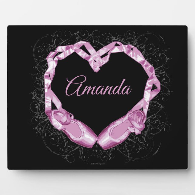 Love Ballet (Personalized) Plaque (Front)