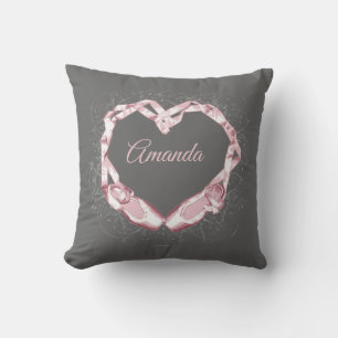 Love Ballet (Personalized) Throw Pillow